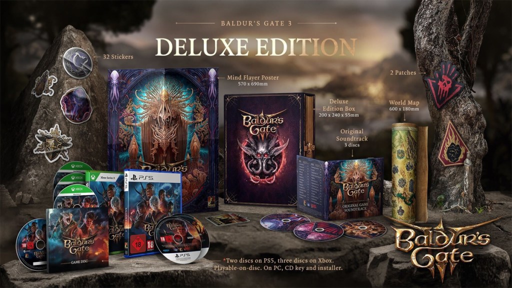 Baldur’s Gate 3: Deluxe Edition content