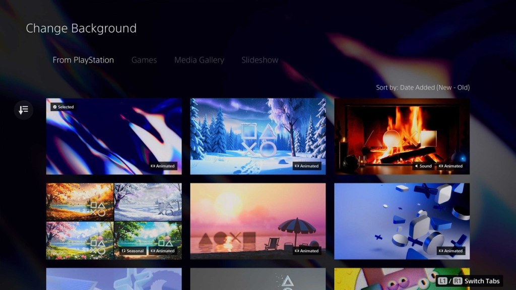 PS5 update May 2026 animated theme