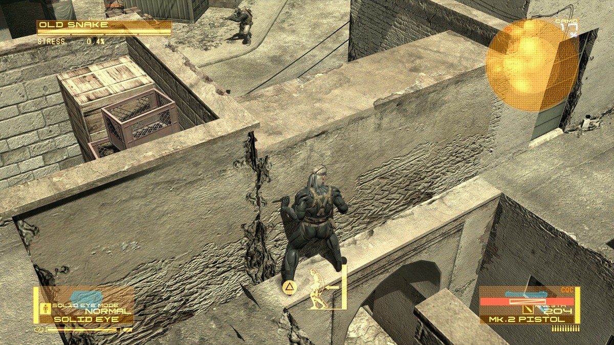Old Snake in Metal Gear Solid 4 Guns of the Patriots HD