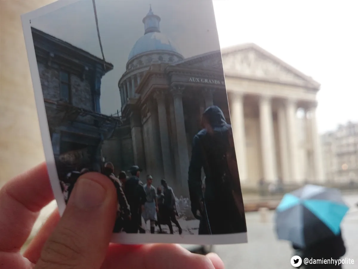 Assassin's Creed Unity Compared to Modern-Day Paris
