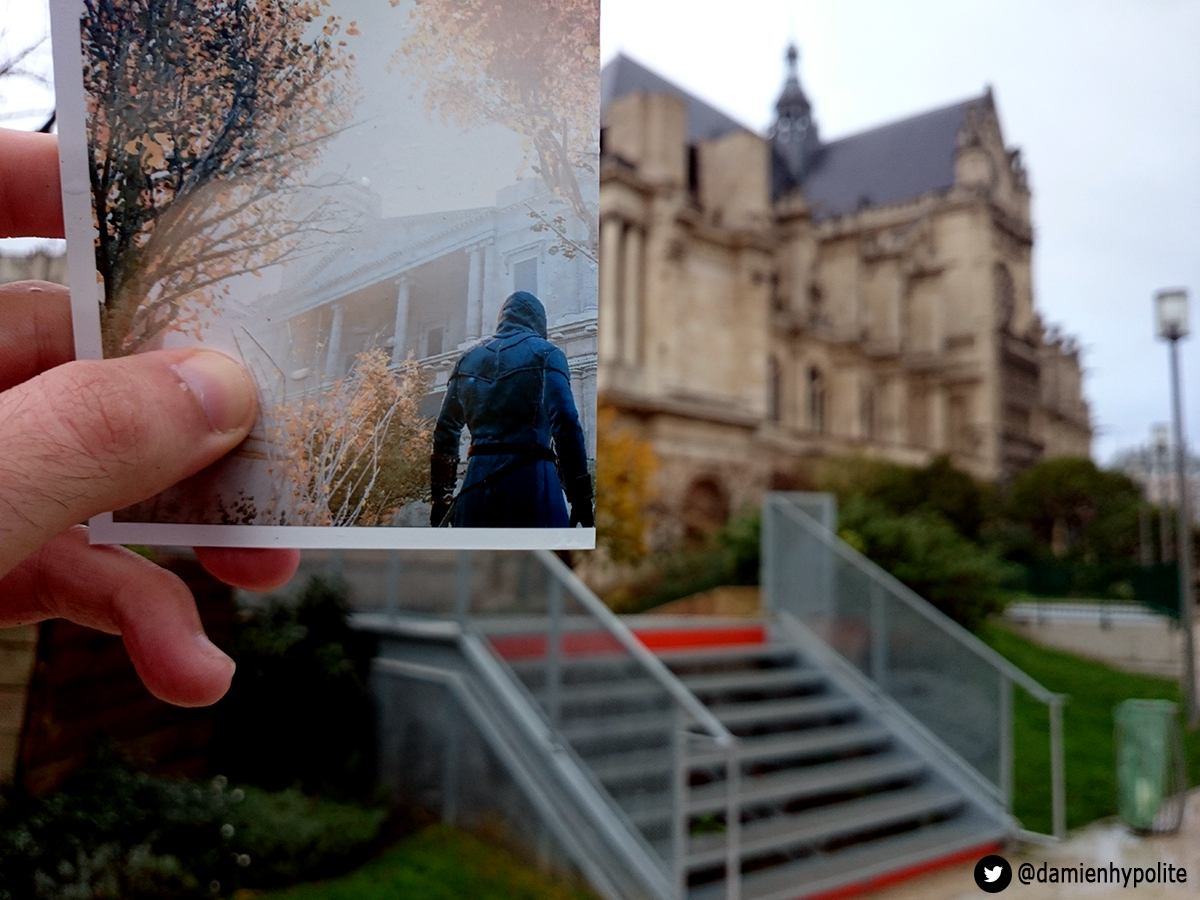 Assassin's Creed Unity Compared to Modern-Day Paris
