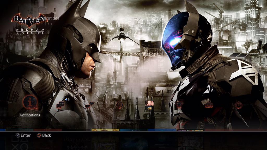 Batman Arkham Knight PS4 Theme