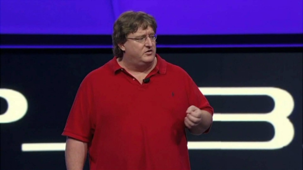 Valve Chief Gabe Newell Swings By Sony