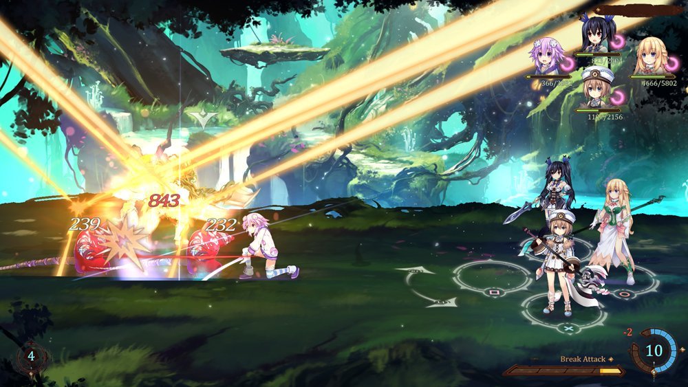 Brave Neptunia Screenshot Battle 1