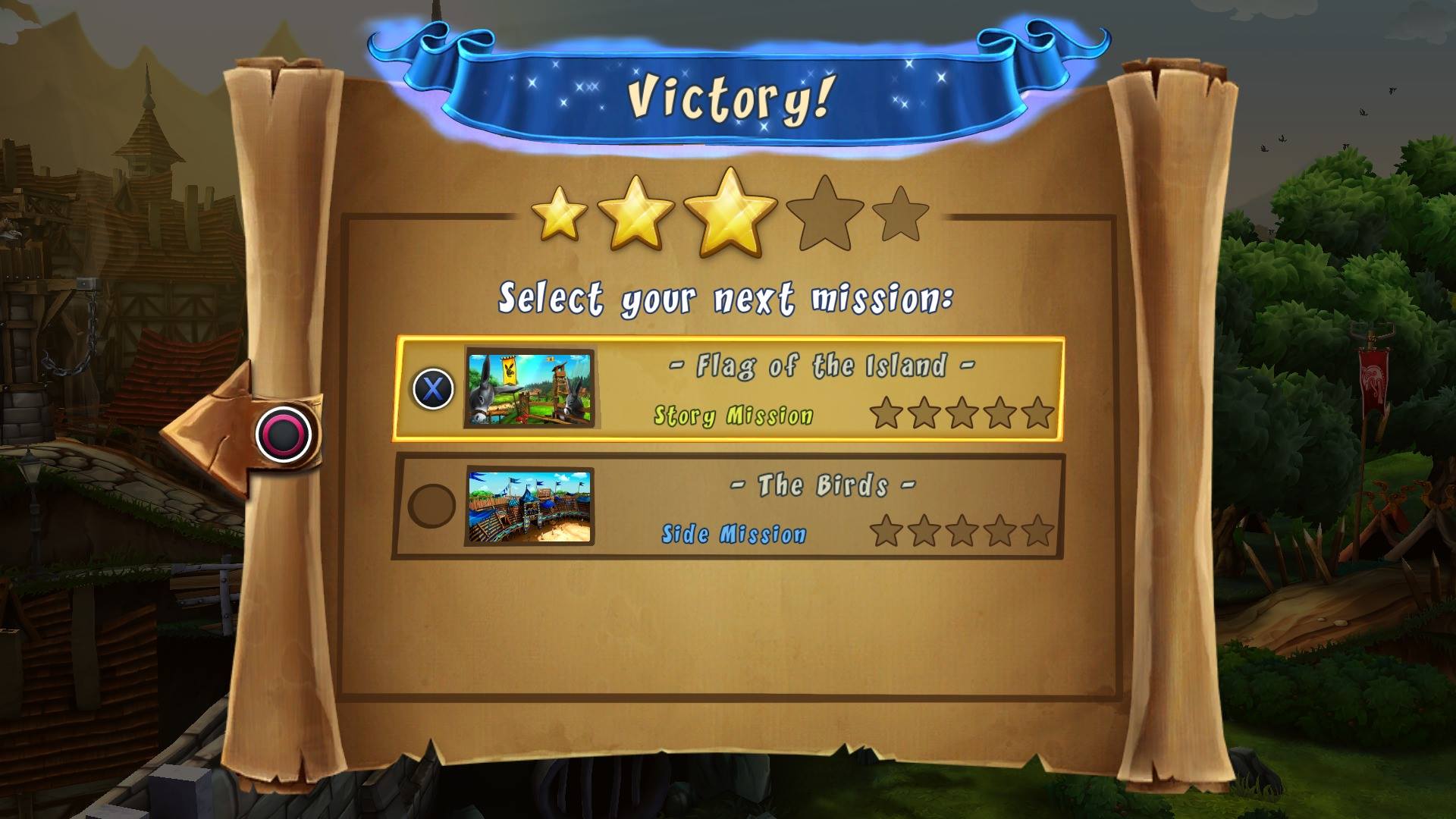Castlestorm_mission_select
