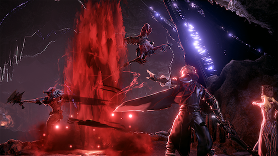 Code Vein 'Cathedral of the Sacred Blood,' Eva and Jack screenhsots -  Gematsu