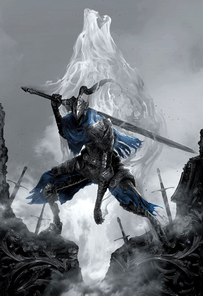 Dark Souls' Knight Artorias Cook and Becker Art Print