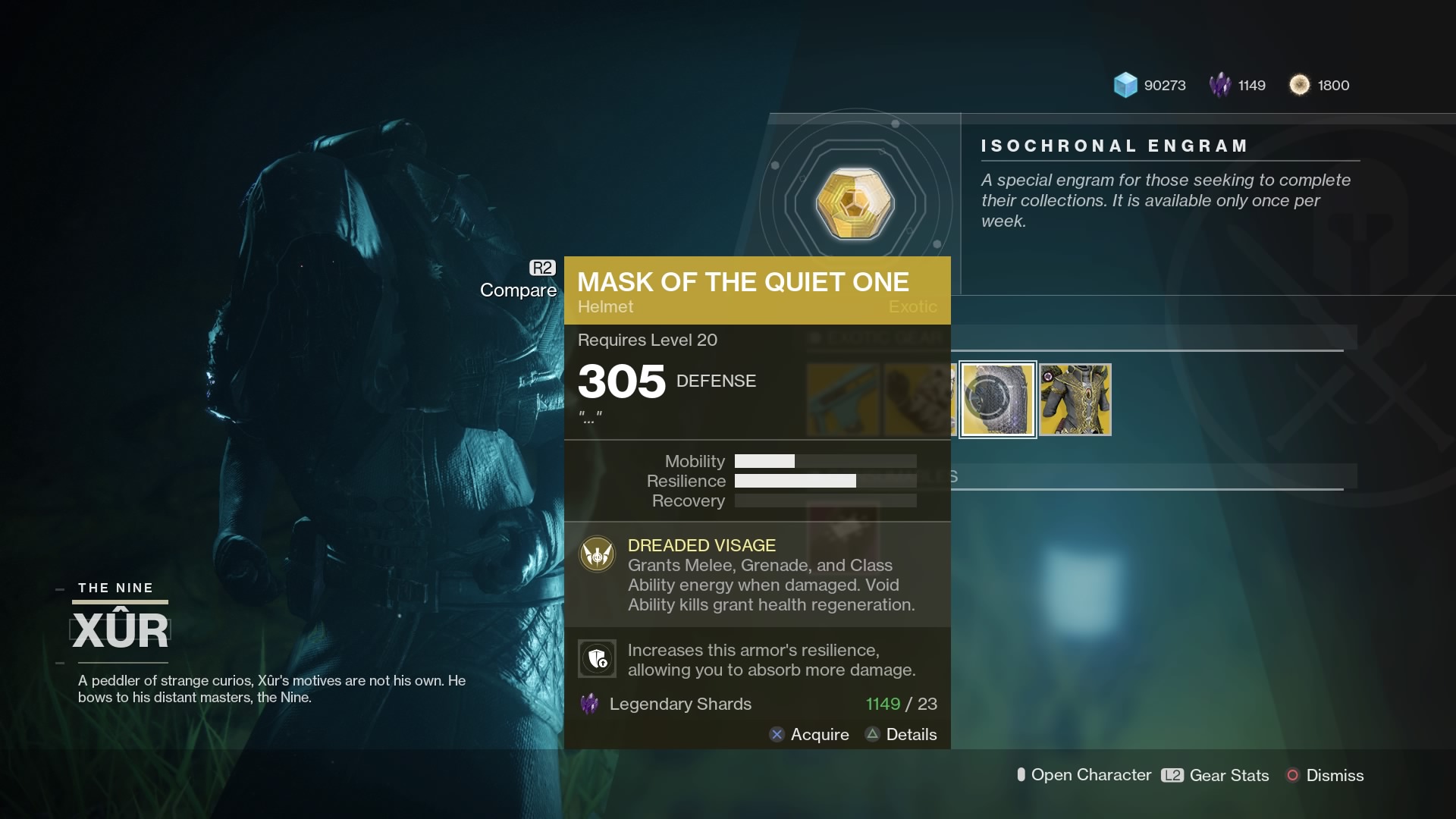 Mask of the Quiet One