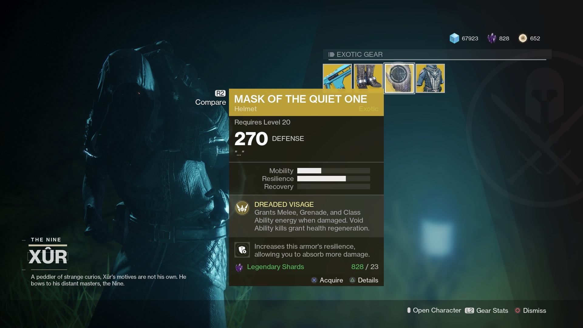 Mask of the Quiet One