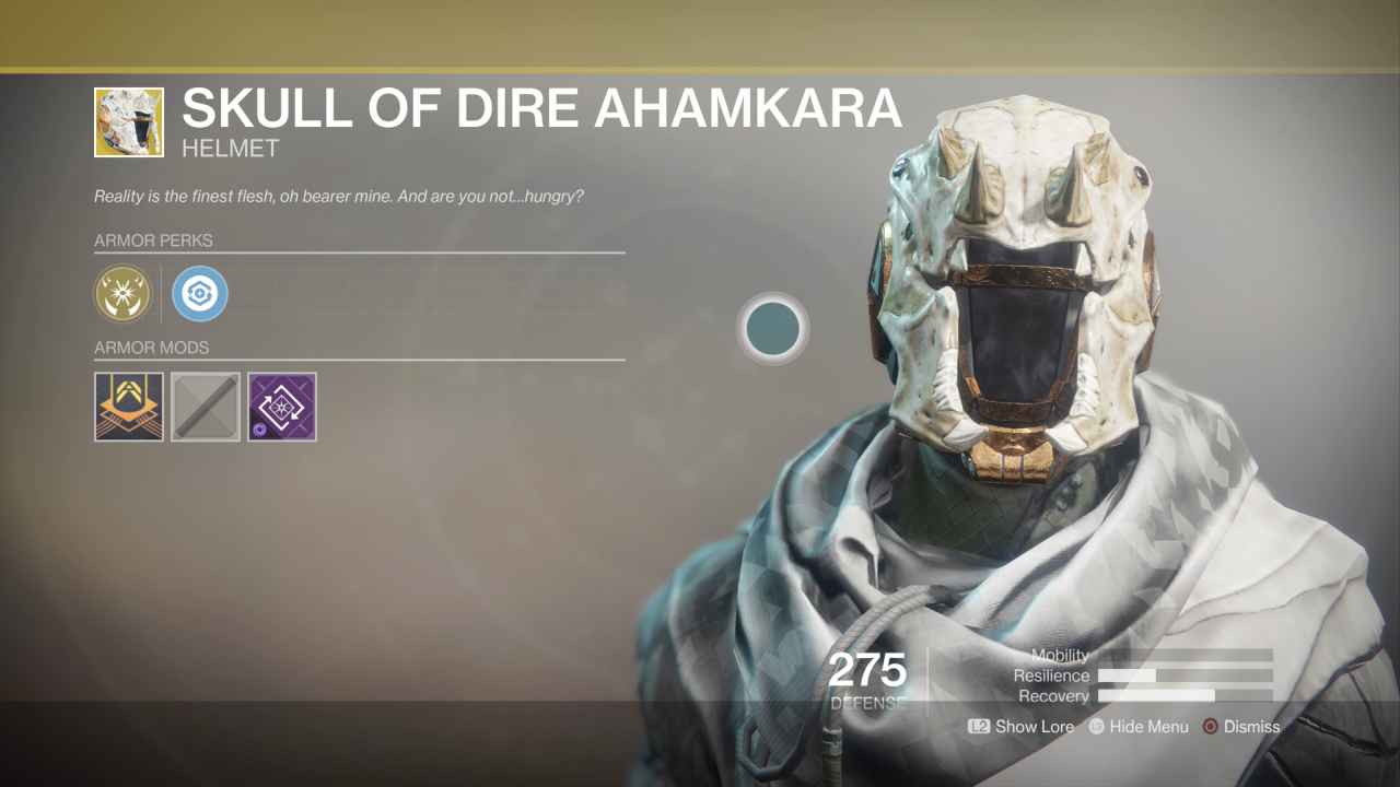 Skull of Dire Ahamkara