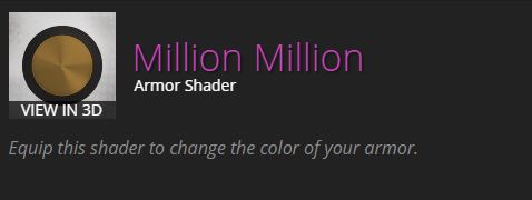 Shader- Million Million