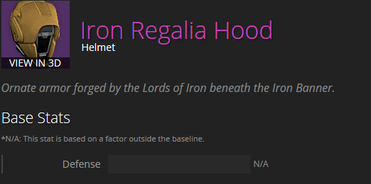 Iron Regalia Hood