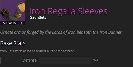 Iron Regalia Sleeves