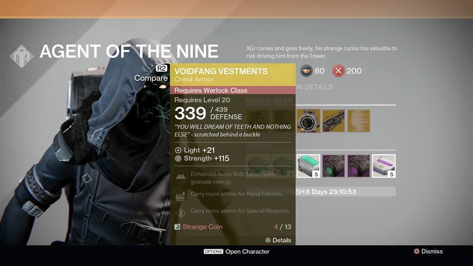 Voidfang Vestmens - Warlock