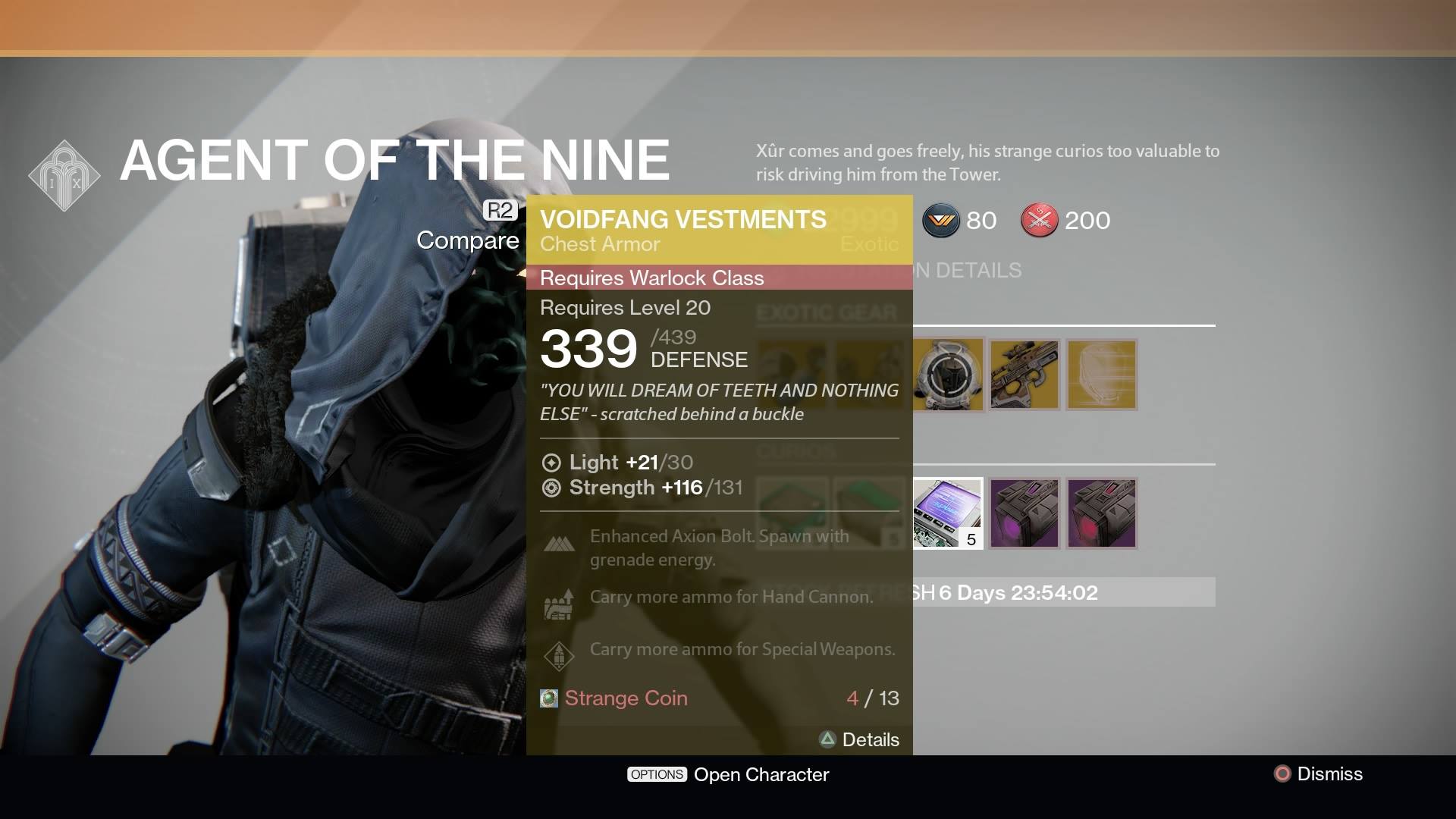 Voidfang Vestments - Warlock