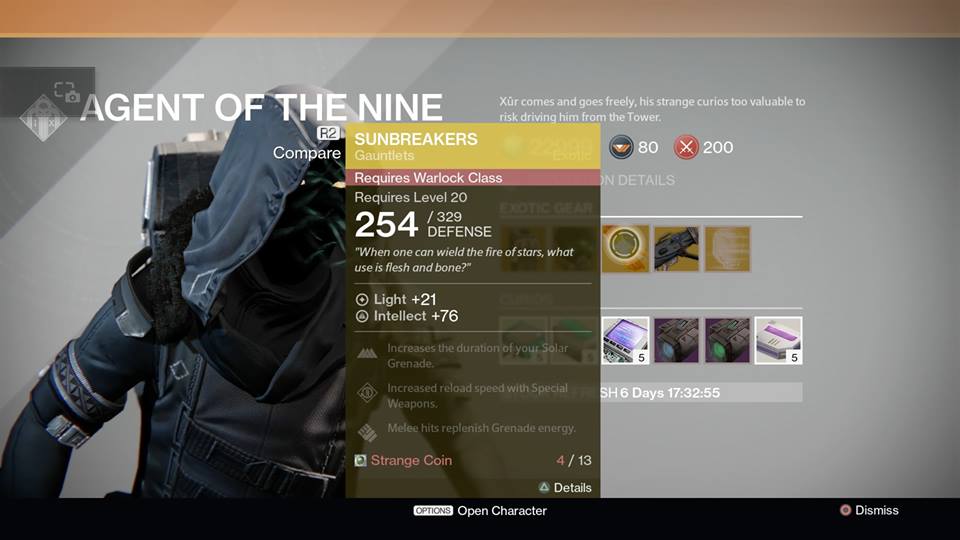 Sunbreakers - Warlock