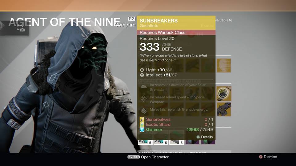 Sunbreakers - Warlock (Upgrade)