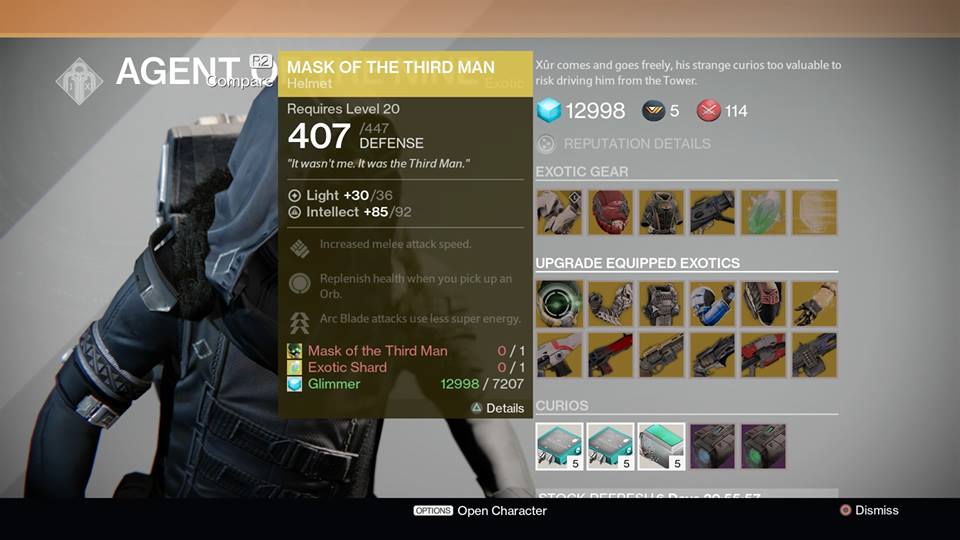 Mask -of the Third Man - Hunter (Upgrade)