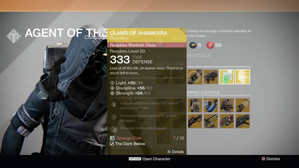 Claws of Ahamkara (Warlock)