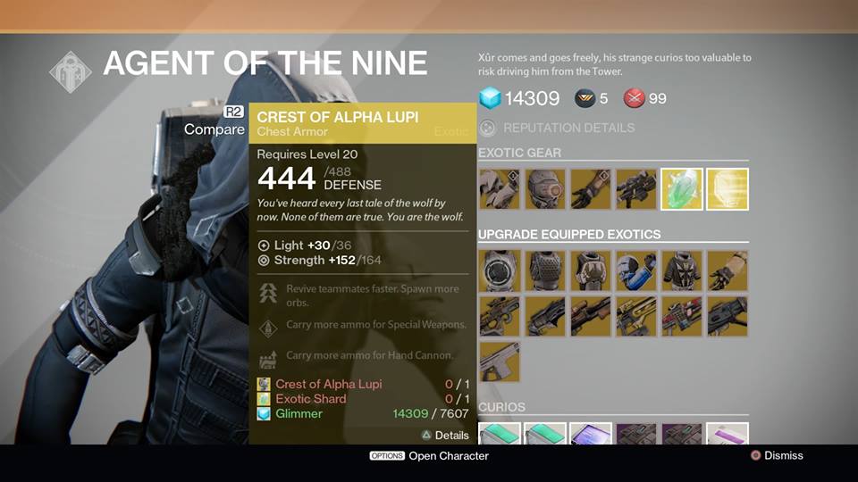 Crest of Alpha Lupi (Hunter)