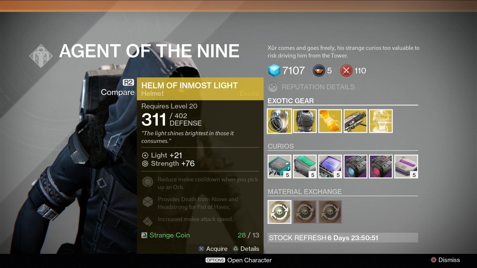 Helm of Inmost Light Helmet