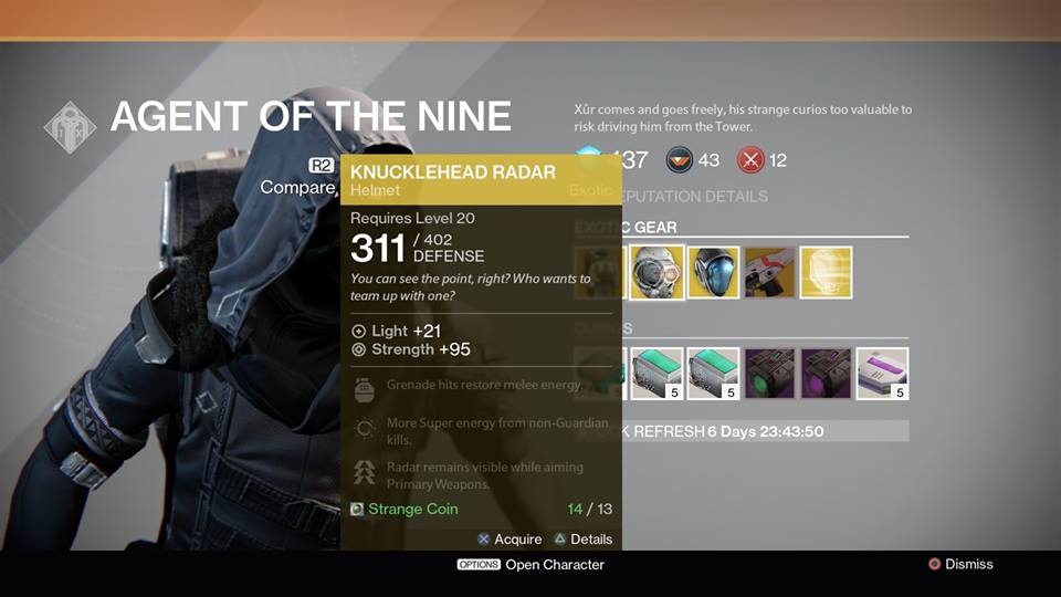 Knucklehead Radar (Hunter)