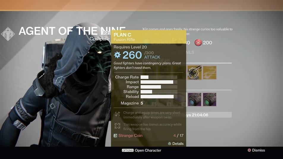 Destiny Xur November 28