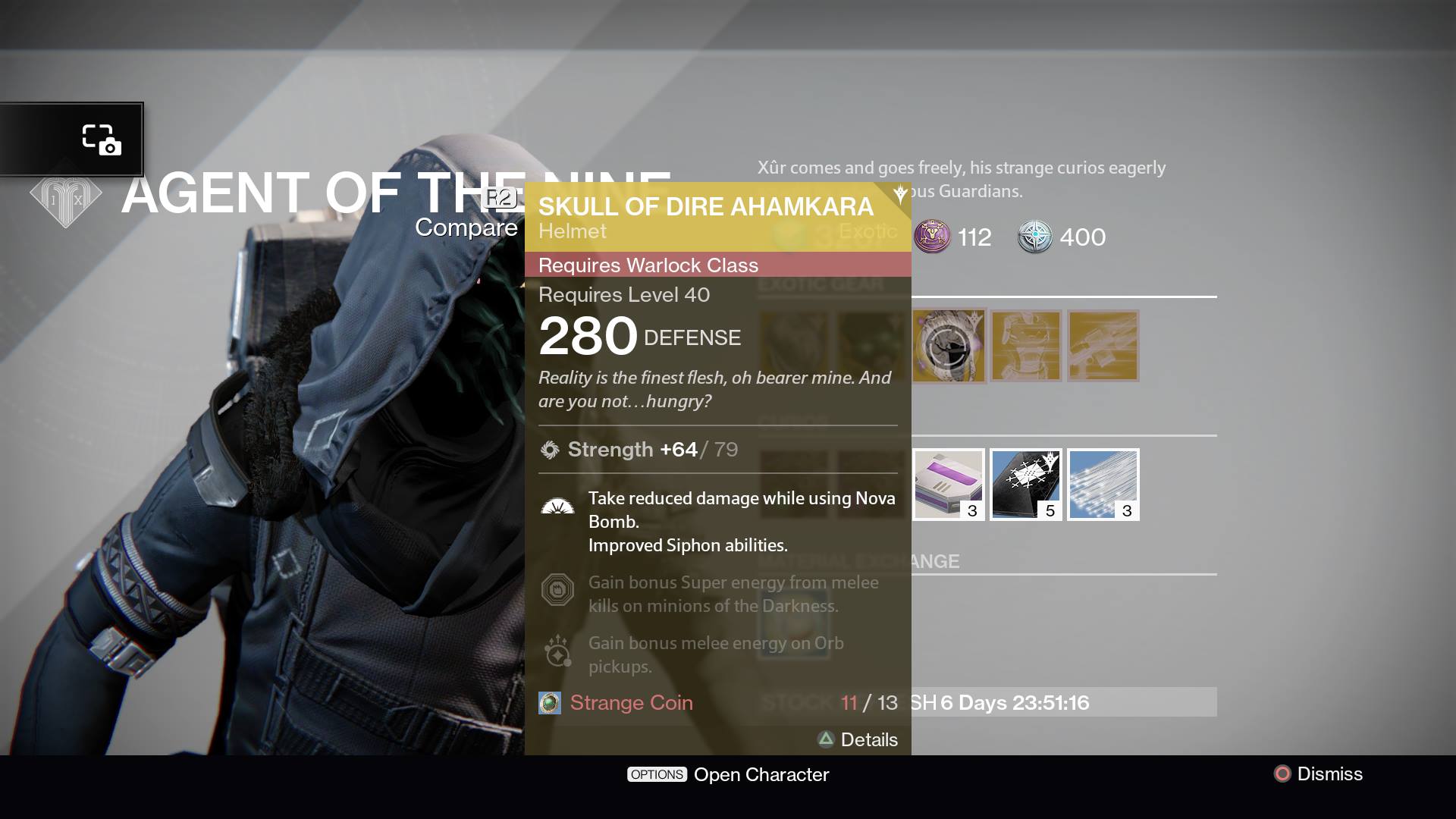 Skull of Dire Ahamkara