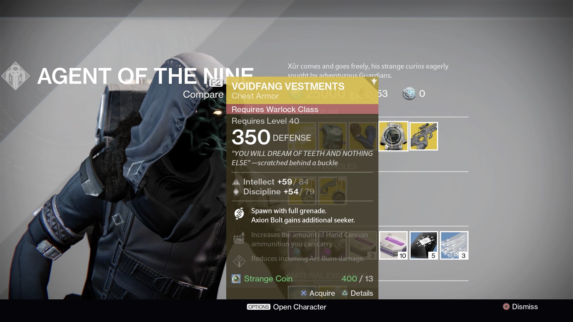 Destiny Xur May 5th 2017
