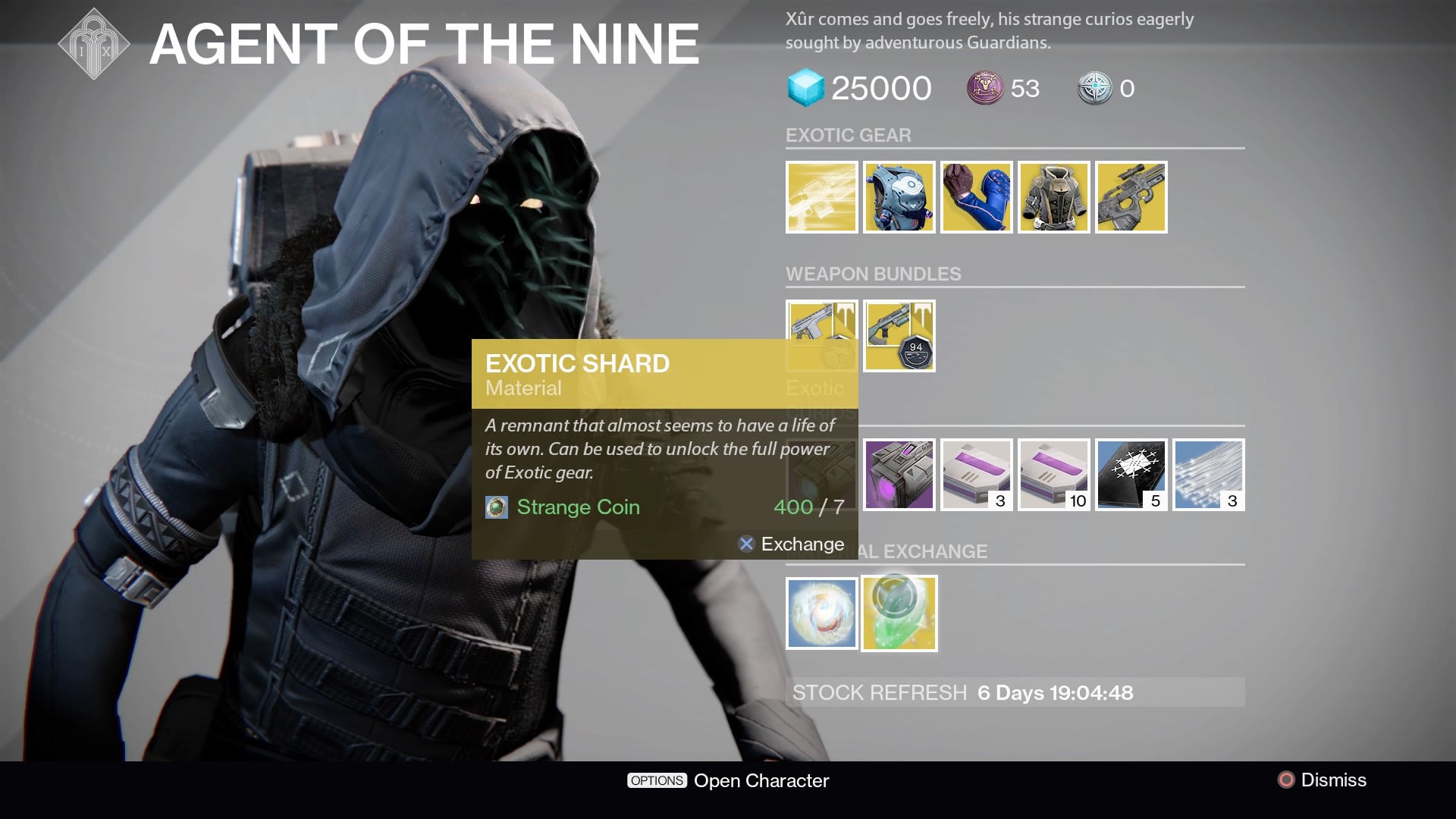 Destiny Xur May 5th 2017