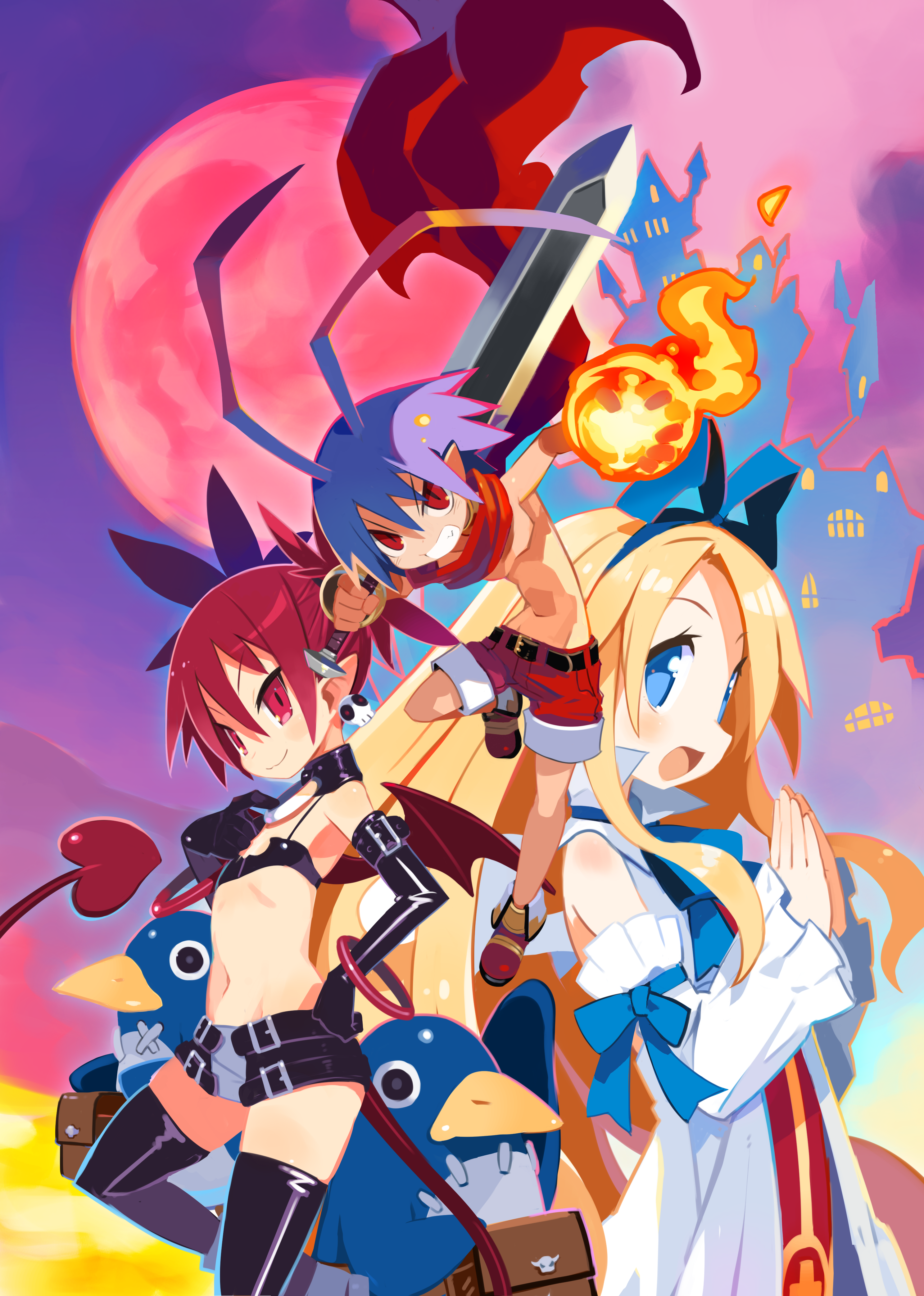 Disgaea 1 Complete Keyart