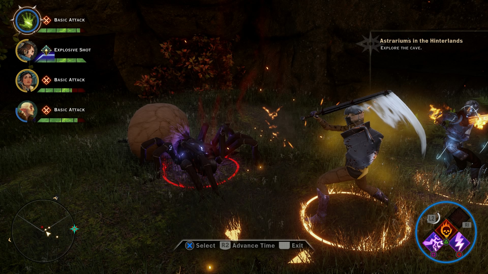 Players Can Use Numerous Skills and Spells on Enemies