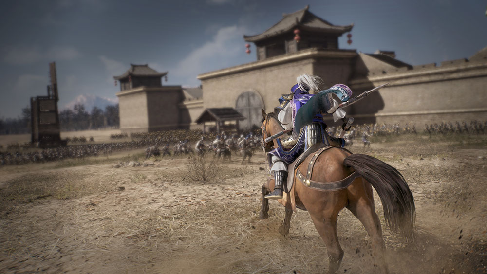 Dynasty Warriors 9 - Zhang Liao heading to castle