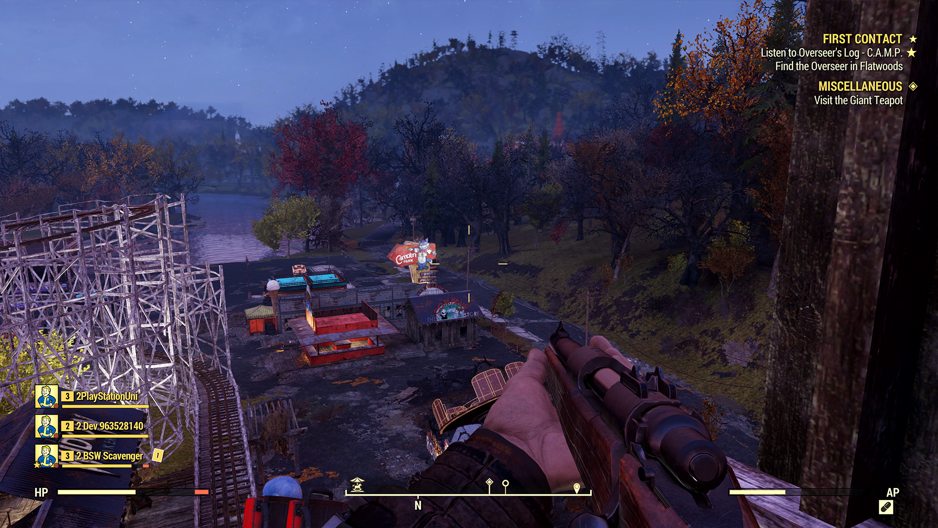 Fallout 76 Camden Park and Beckley, WV
