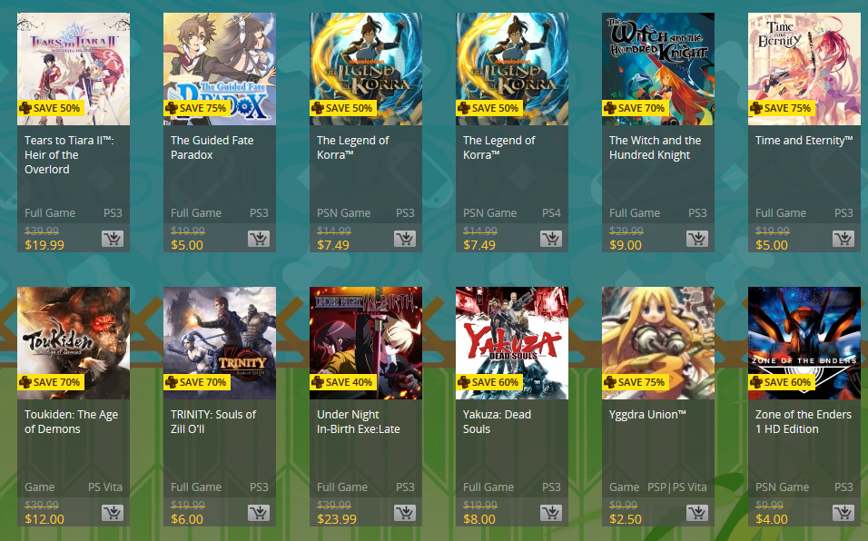 Golden Week PS Plus Prices