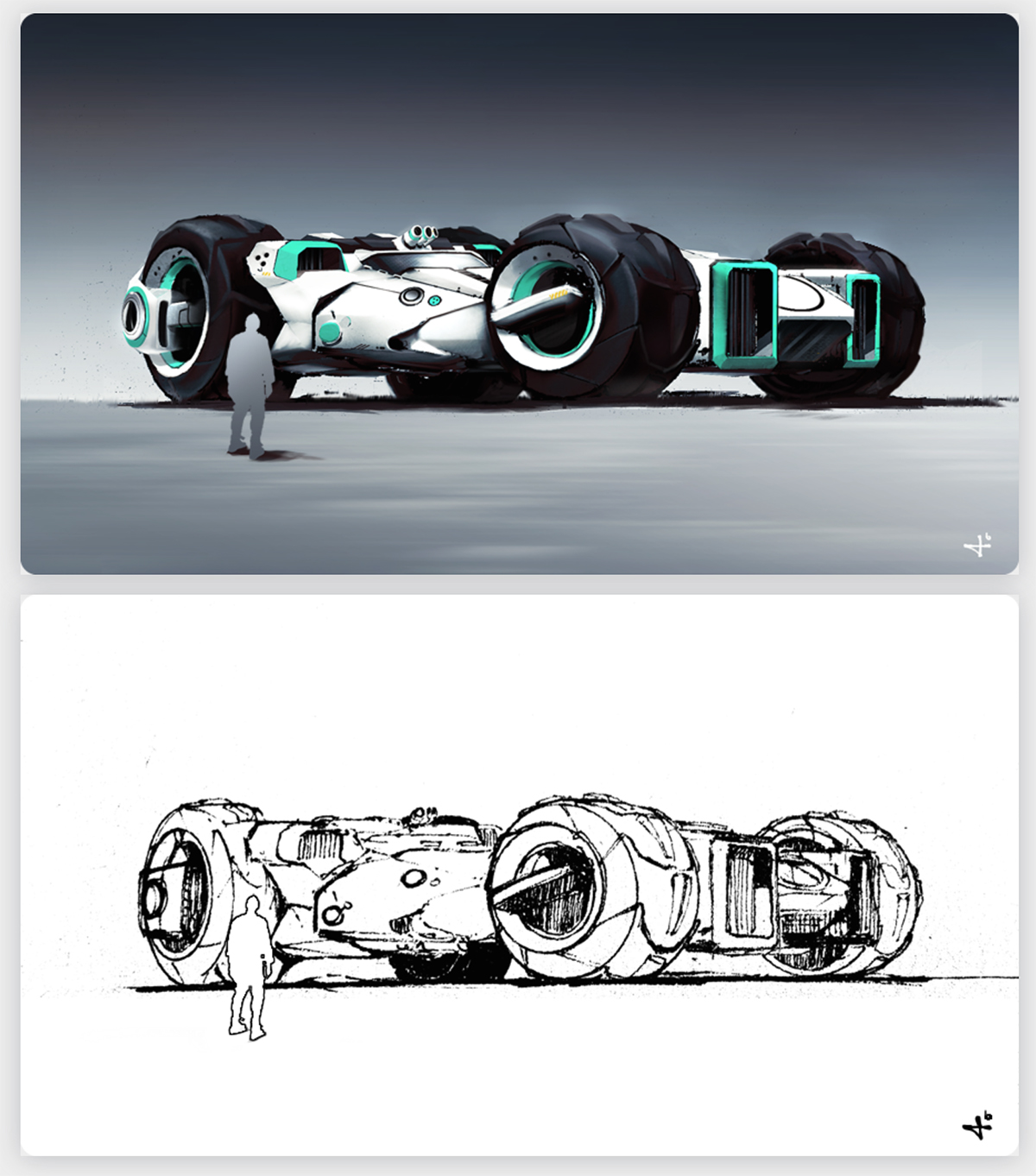 GRIP Car Concept/Scale to Human