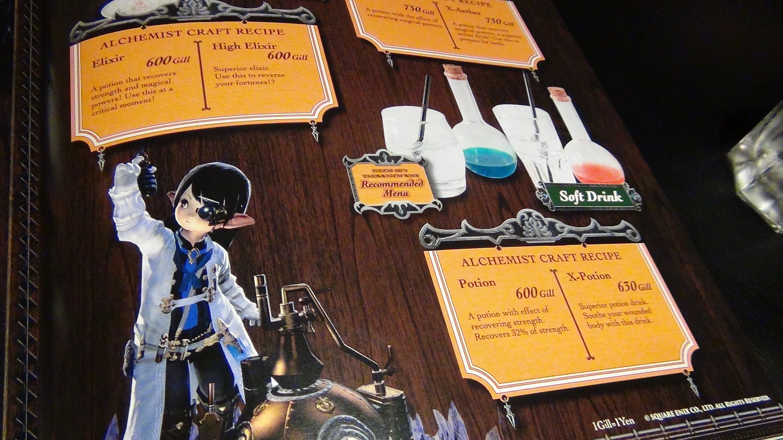 Gundam and Eorzea Cafe Tokyo Japan087