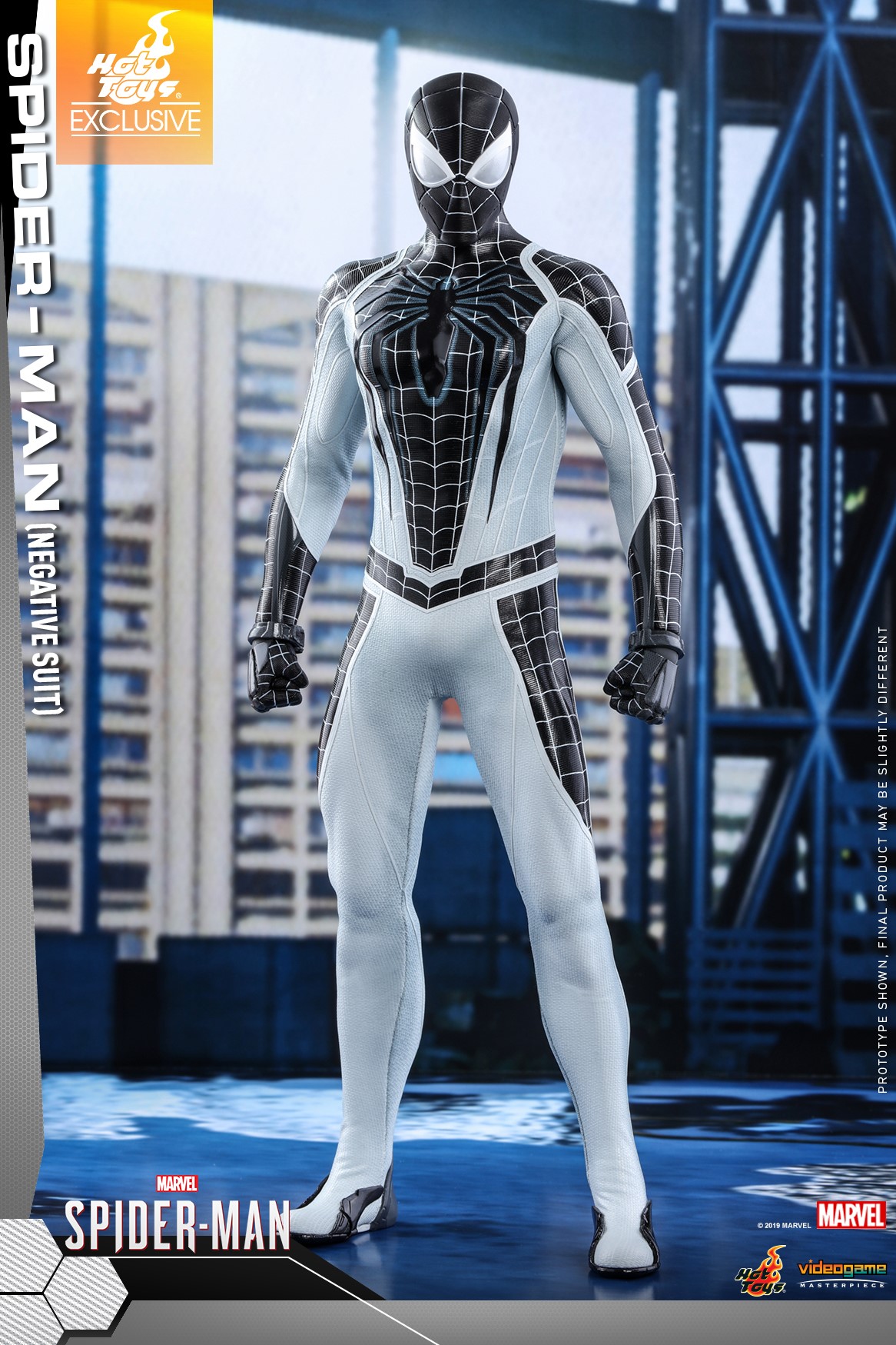 Hot Toys Spider-Man Negative Suit Figure