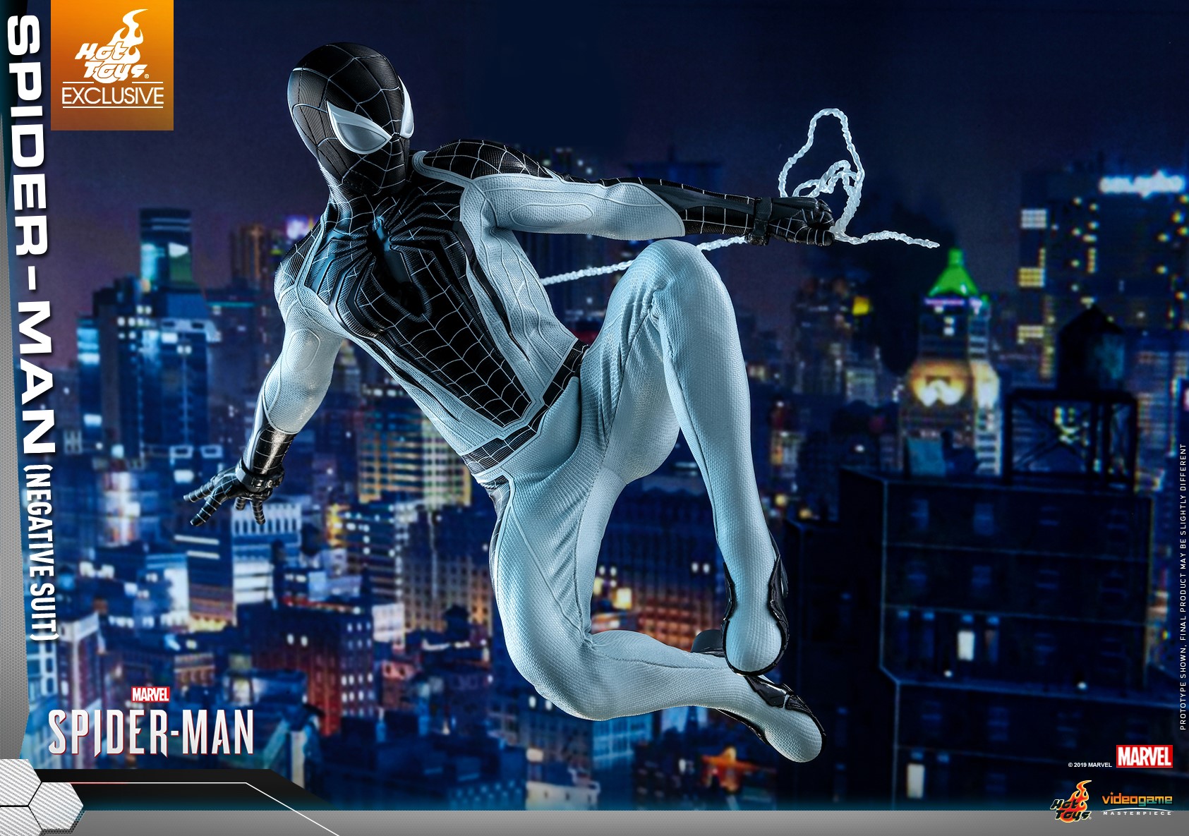 Hot Toys Spider-Man Negative Suit Figure