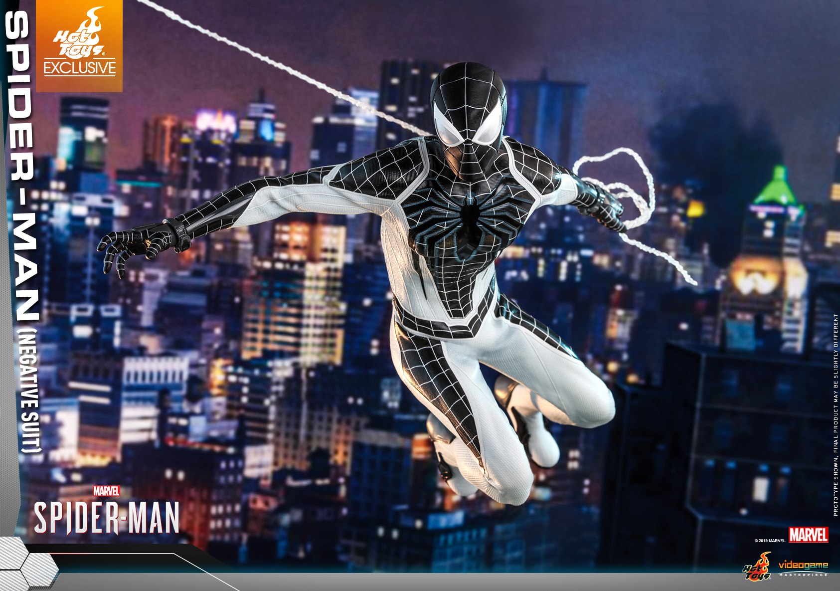 Hot Toys Spider-Man Negative Suit Figure