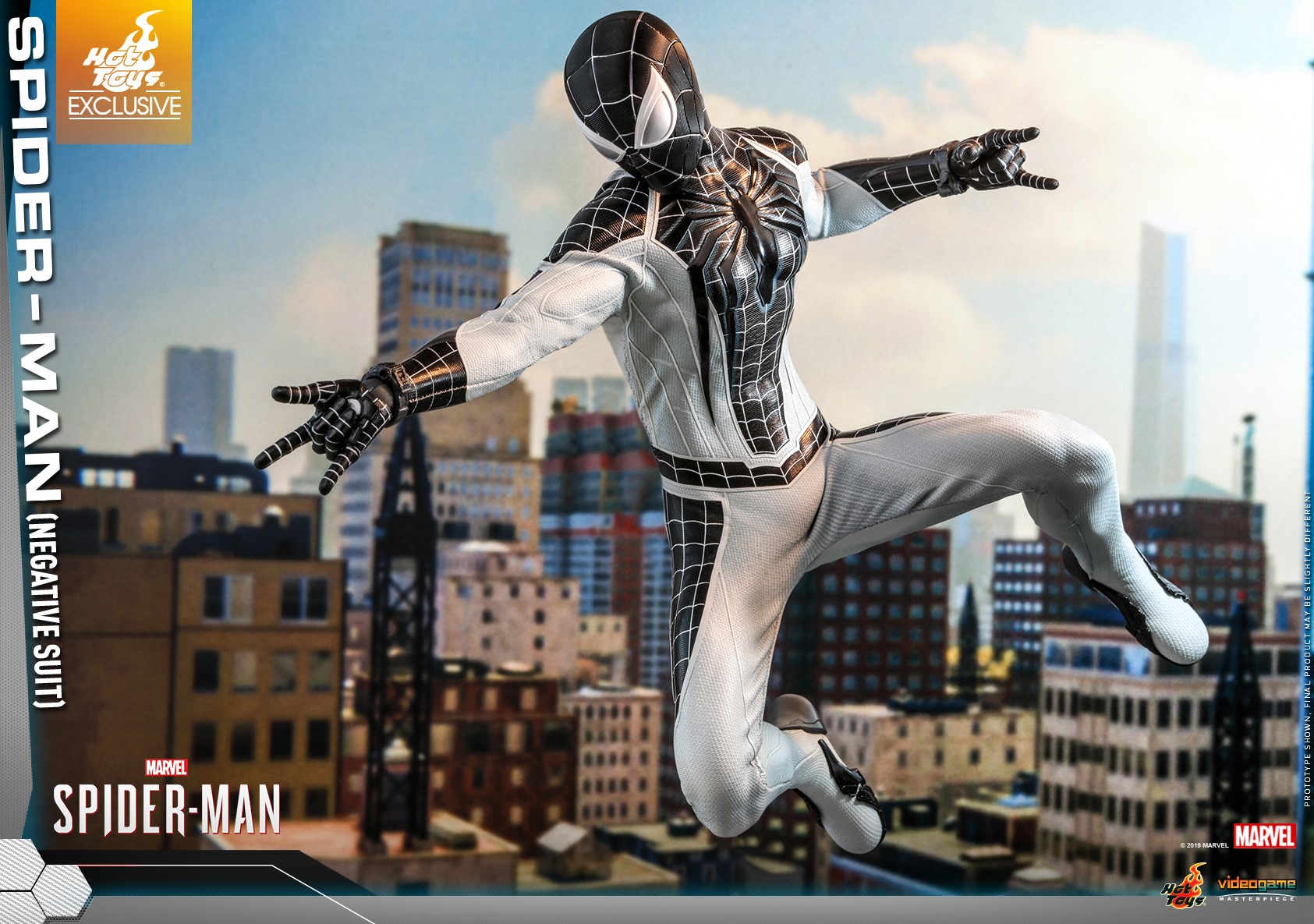 Hot Toys Spider-Man Negative Suit Figure