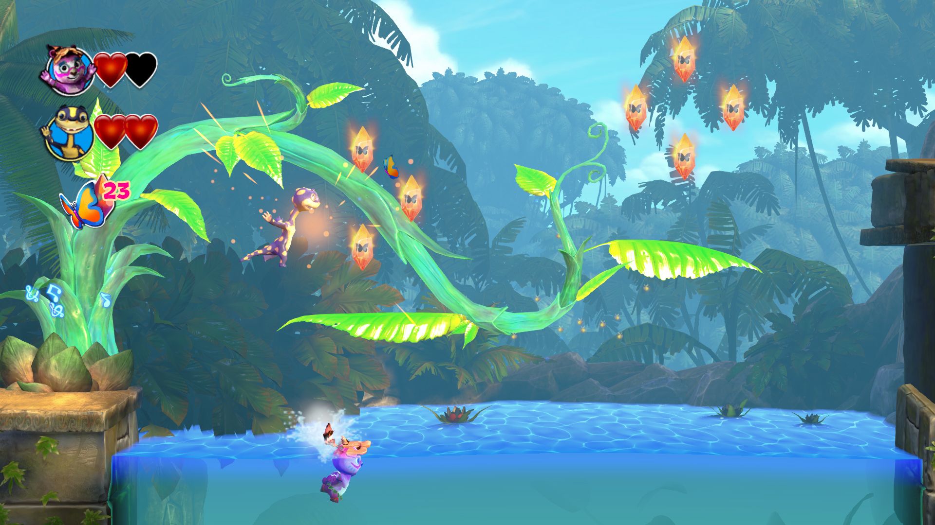 I'll take the leaves, you take the water.