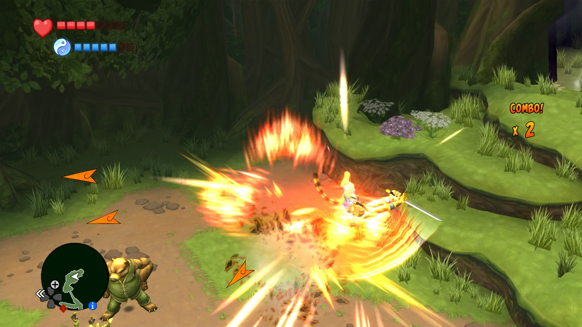 Legend of Kay Anniversary Screenshots