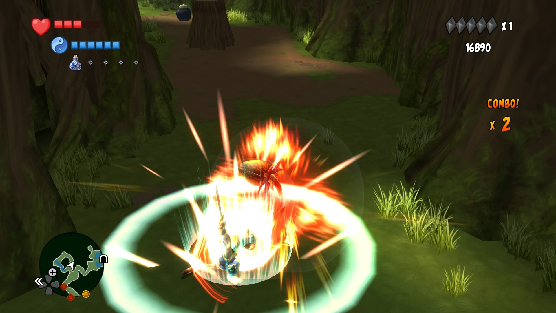 Legend of Kay Anniversary Screenshots