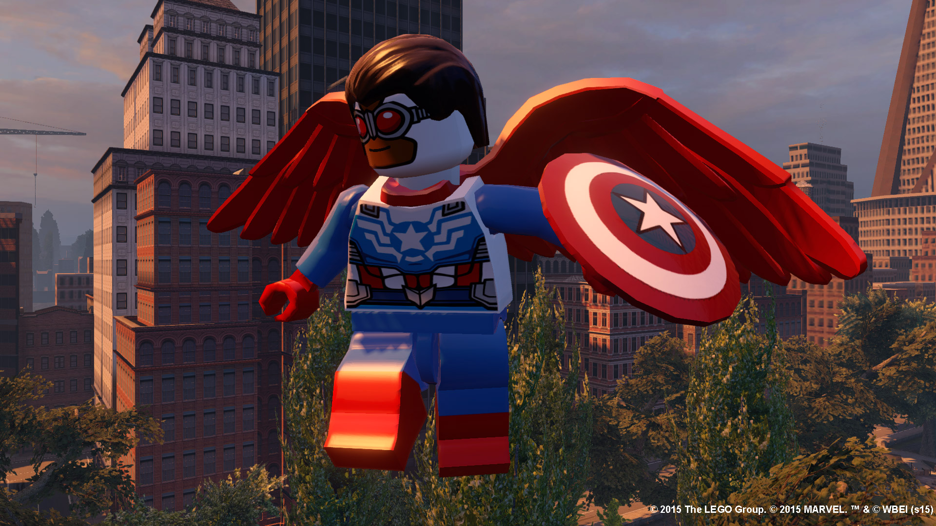 Lego Marvels Avengers Review Screen Captain America Sam Wilson