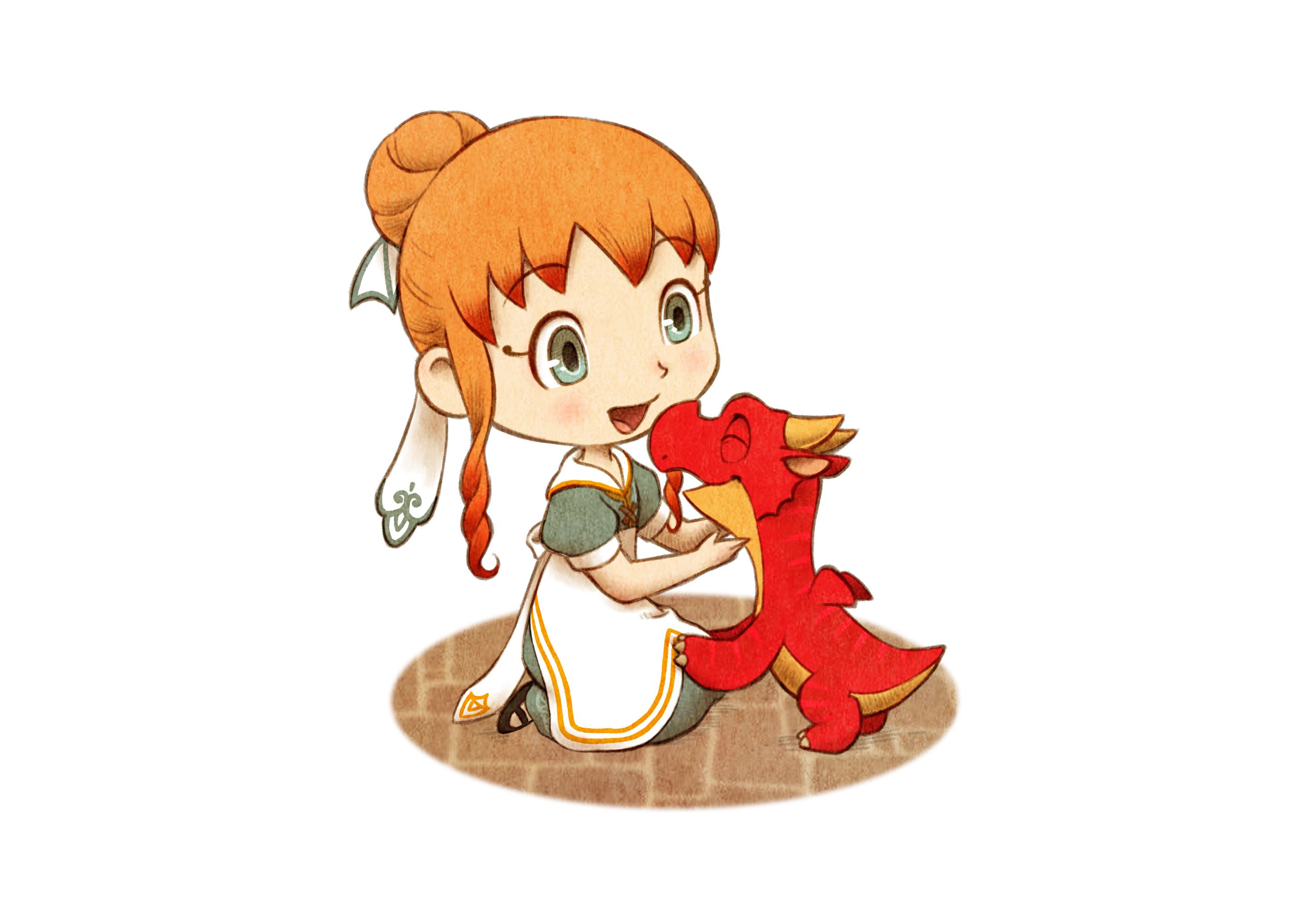Little Dragons Cafe Character Art