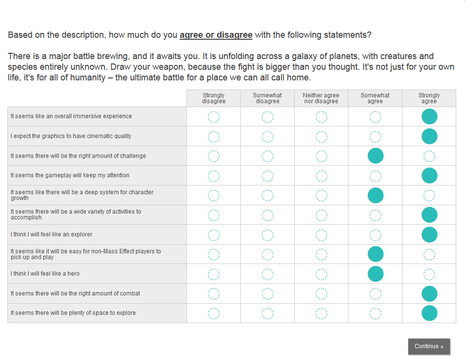 Mass Effect : Andromeda Survey #3