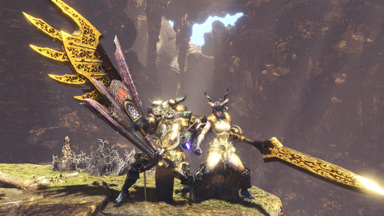 Monster Hunter: World Kulve Taroth Greatsword and Insect Glaive