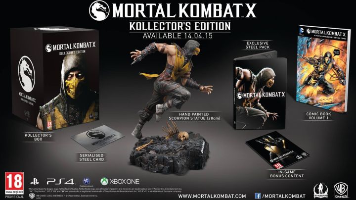 Here are the Mortal Kombat Kollector's Editions