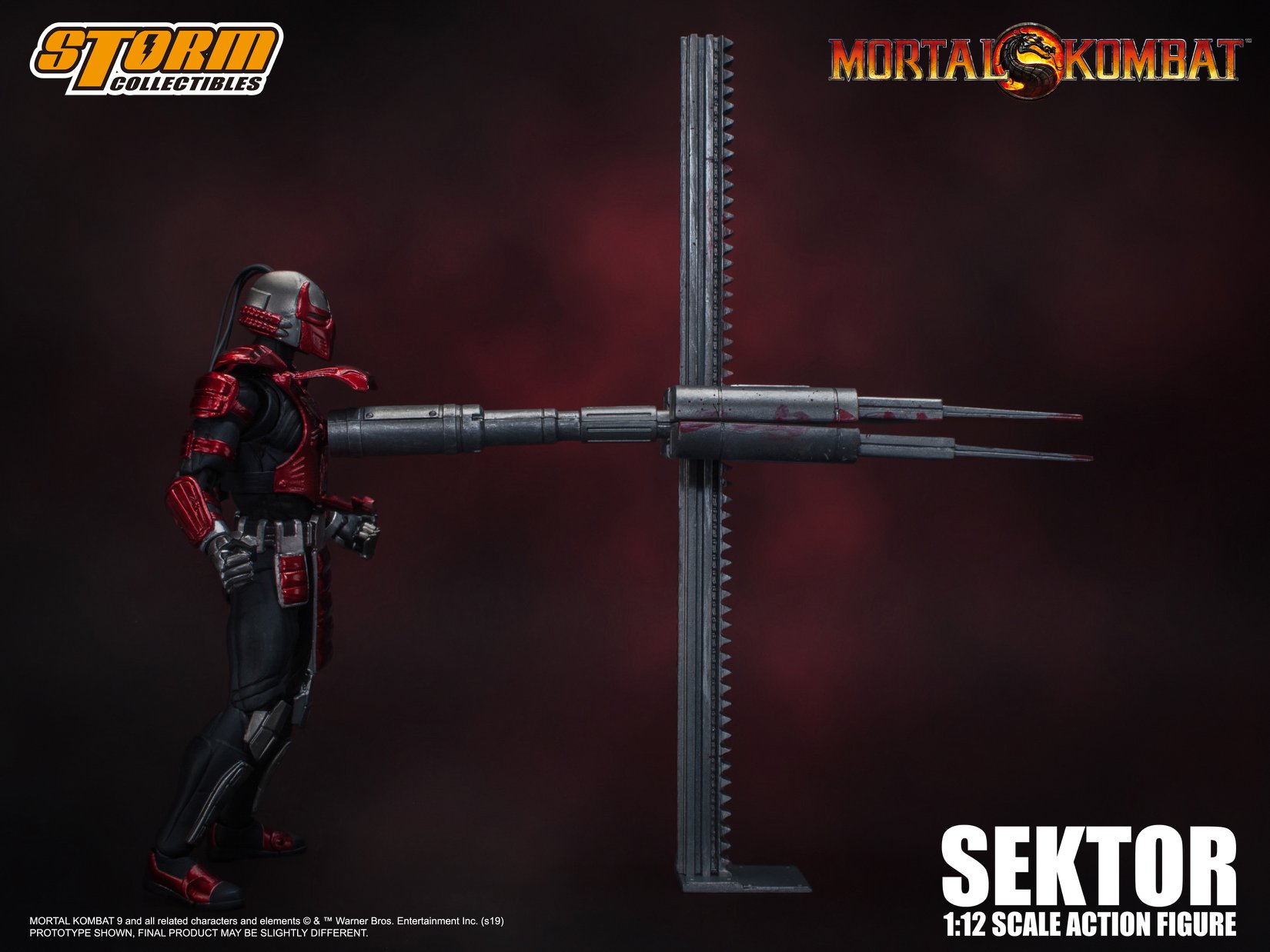 Mortal Kombat's Sektor Storm Collectibles Figure